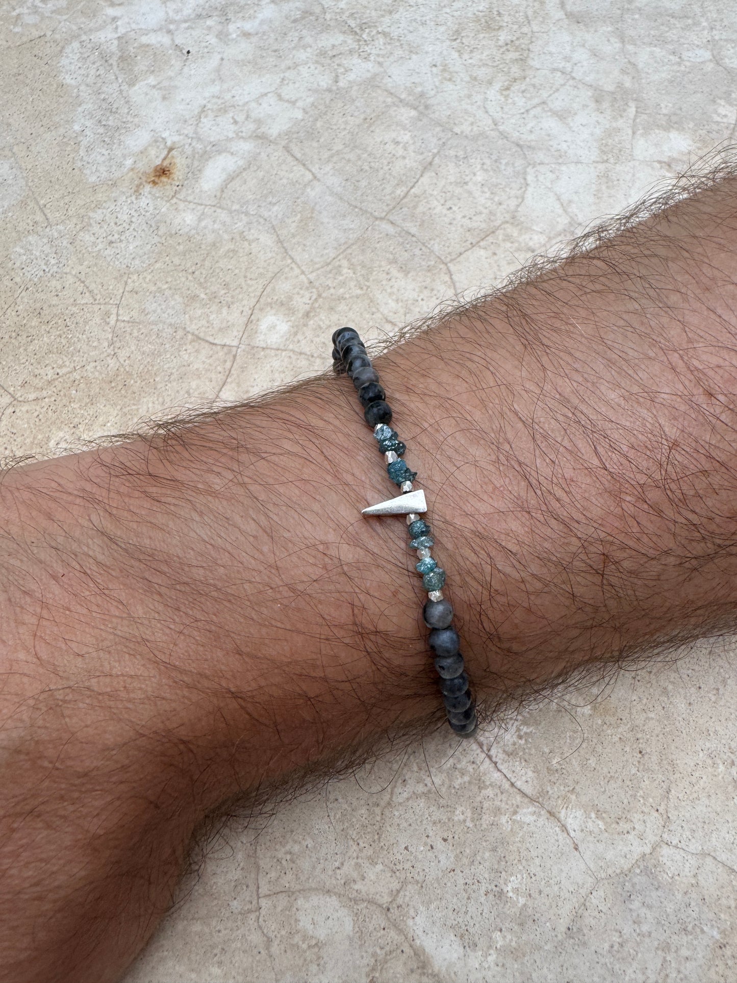 Gray cloud bracelet