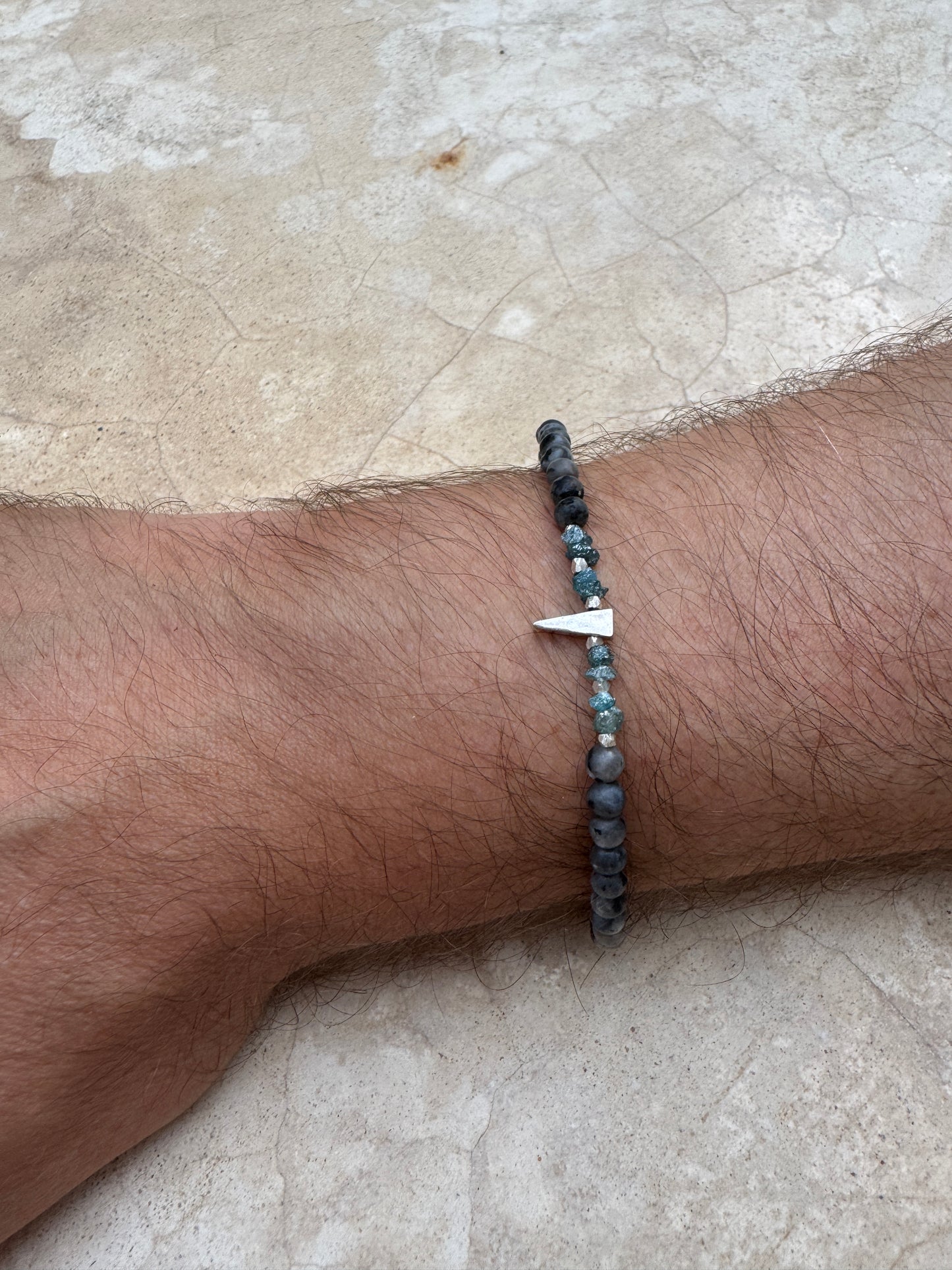Gray cloud bracelet
