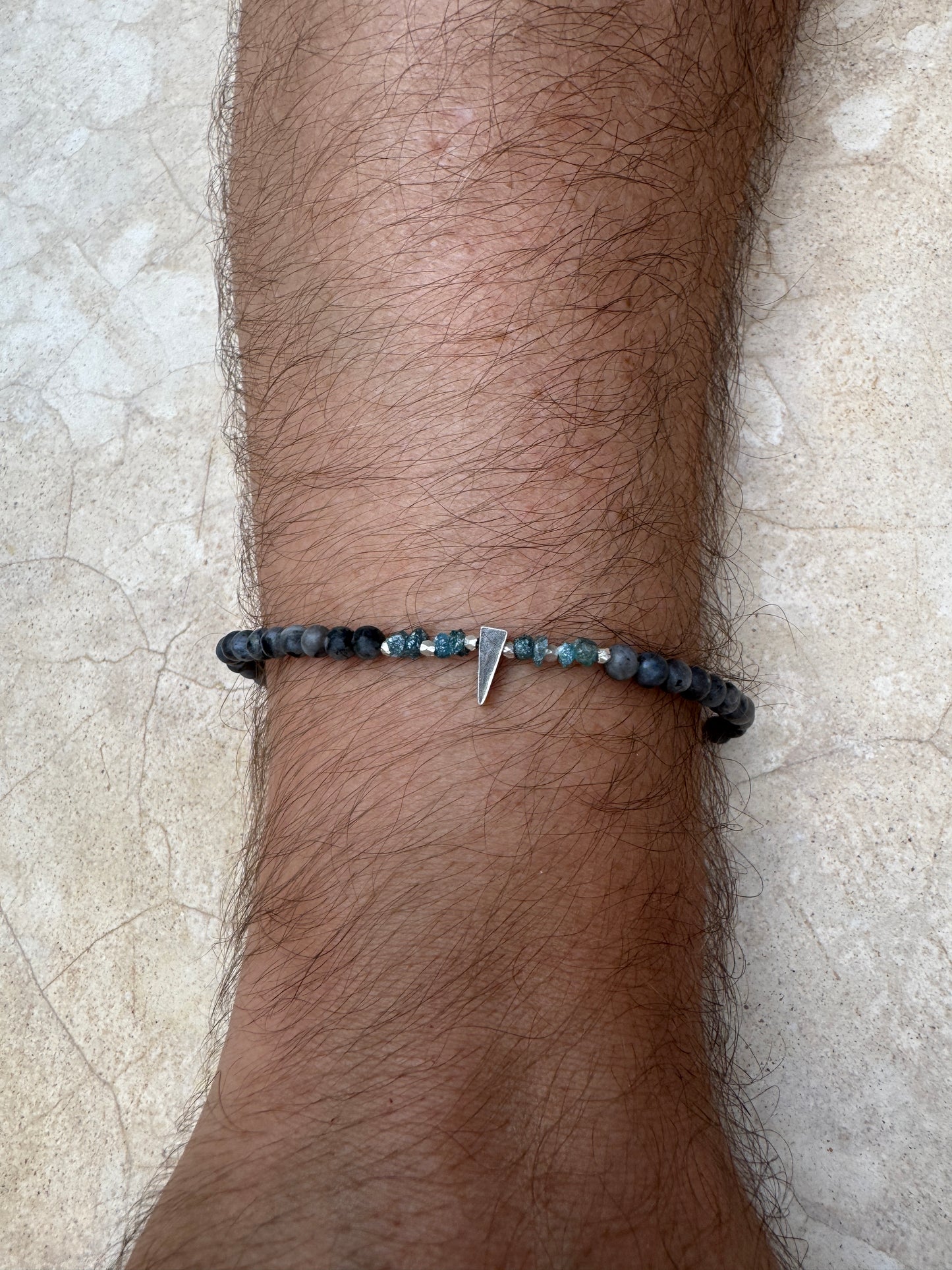 Gray cloud bracelet