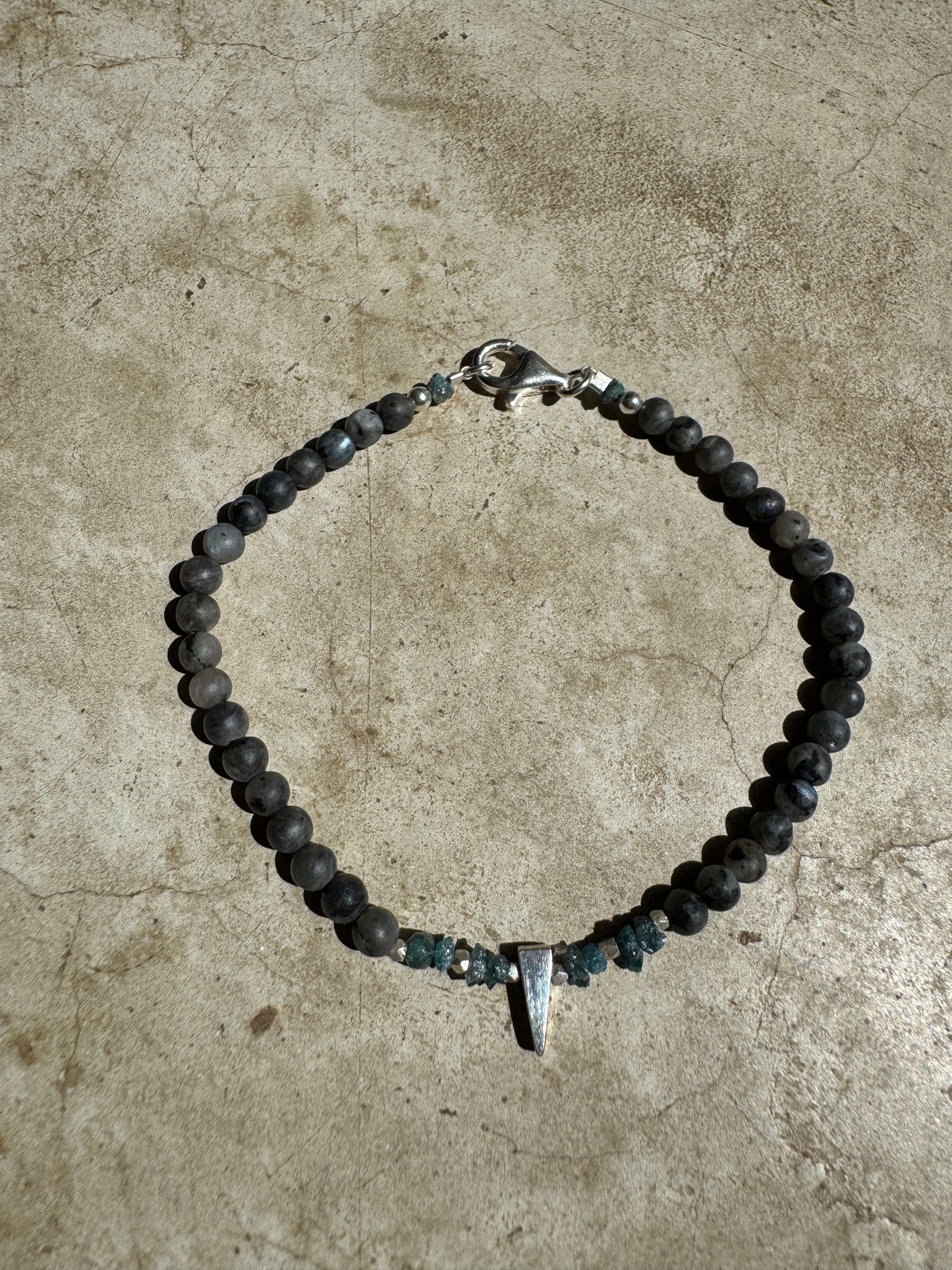 Gray cloud bracelet