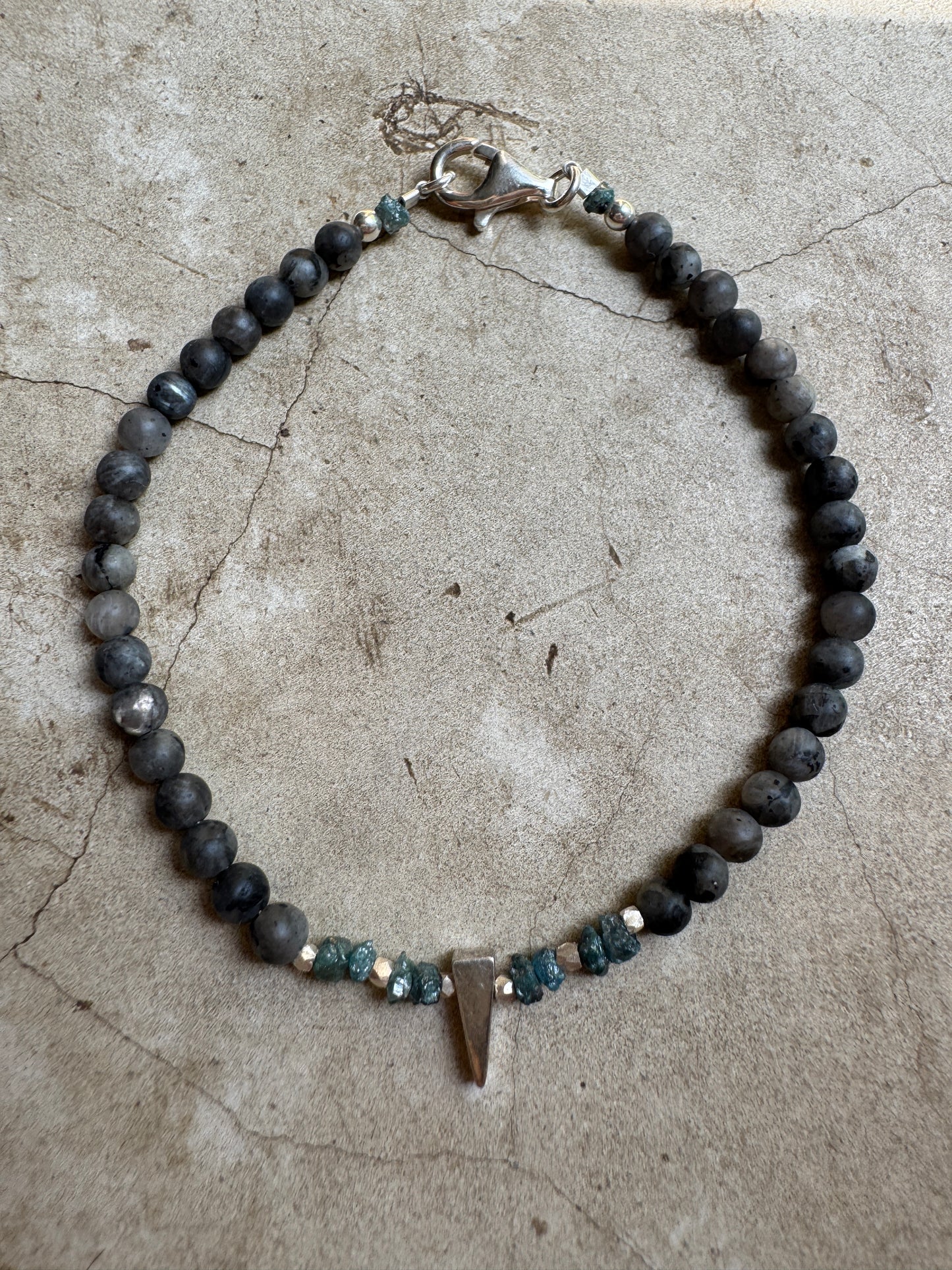 Gray cloud bracelet